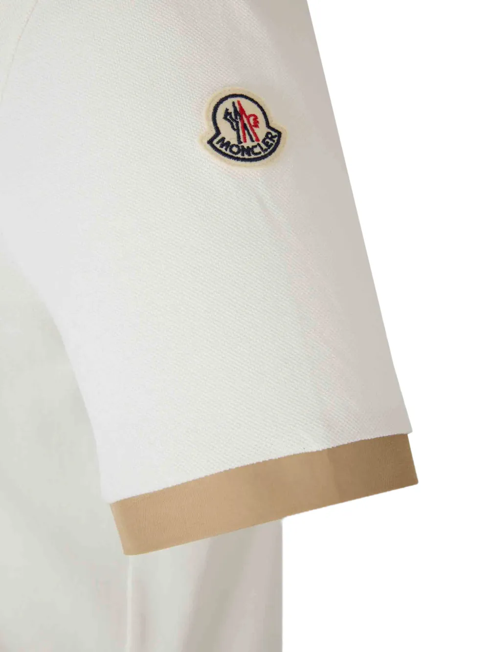 logo-stitched polo shirt