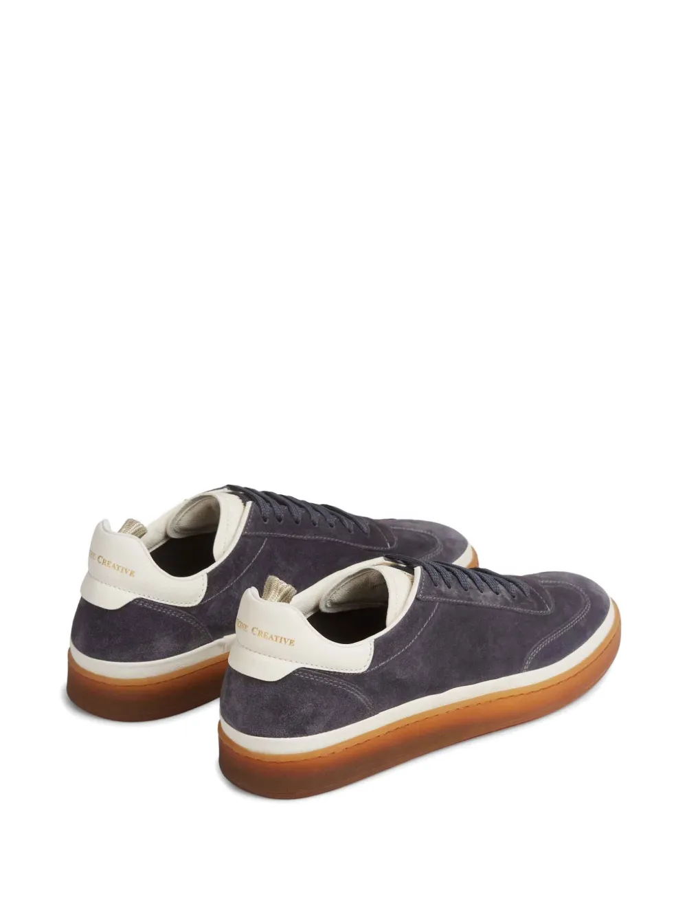 Officine Creative Suède sneakers Blauw