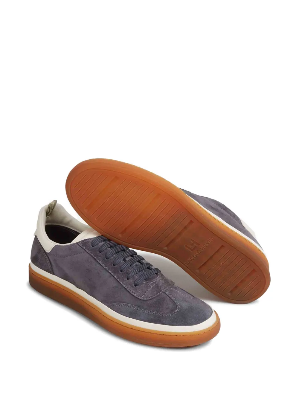 Officine Creative Suède sneakers Blauw