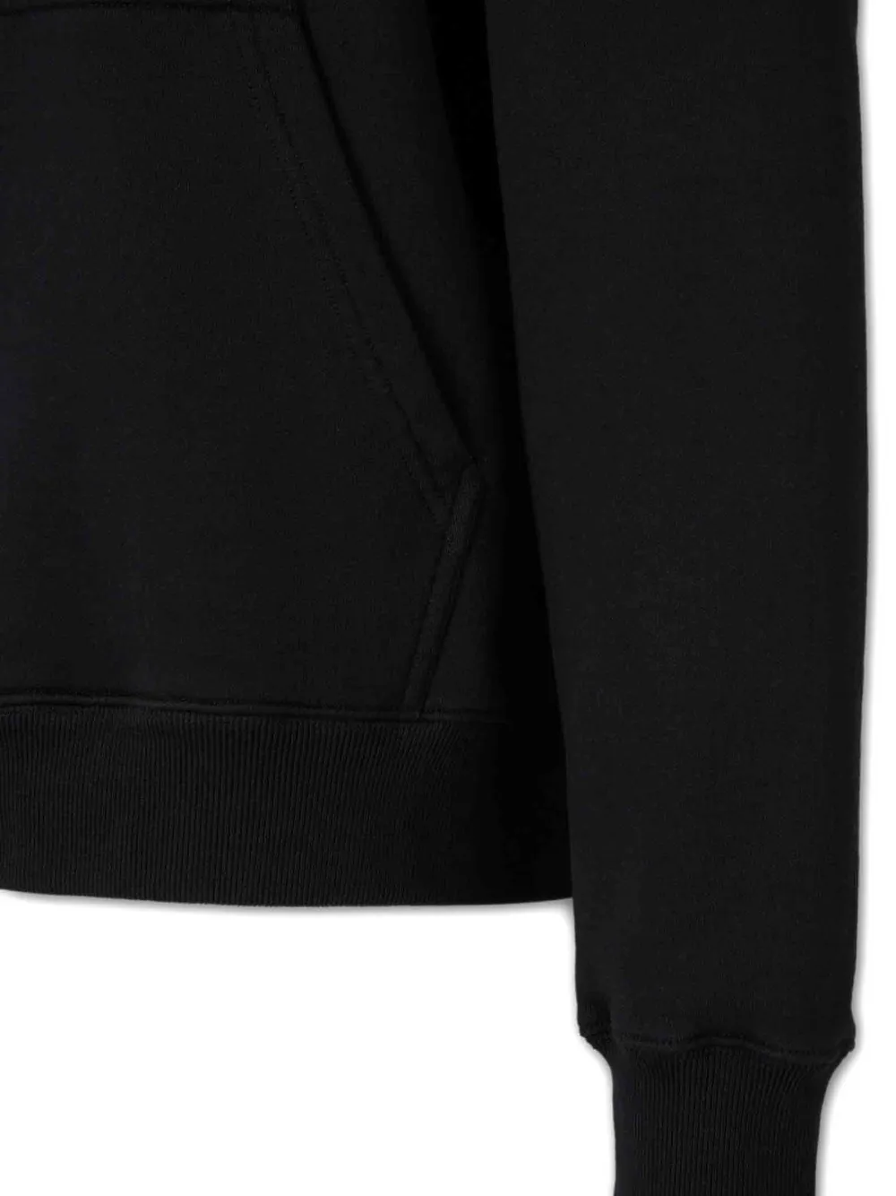 Off-White Hoodie met logo Zwart