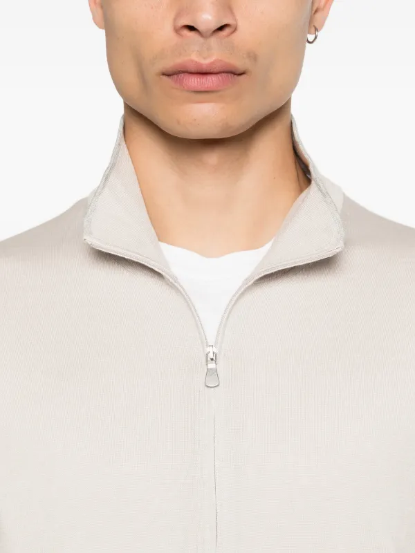 Gran Sasso Zip Cardigan | Neutrals | FARFETCH ID