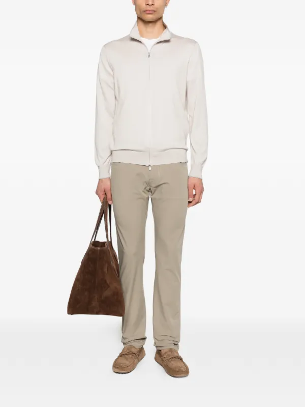 Gran Sasso Zip Cardigan | Neutrals | FARFETCH ID