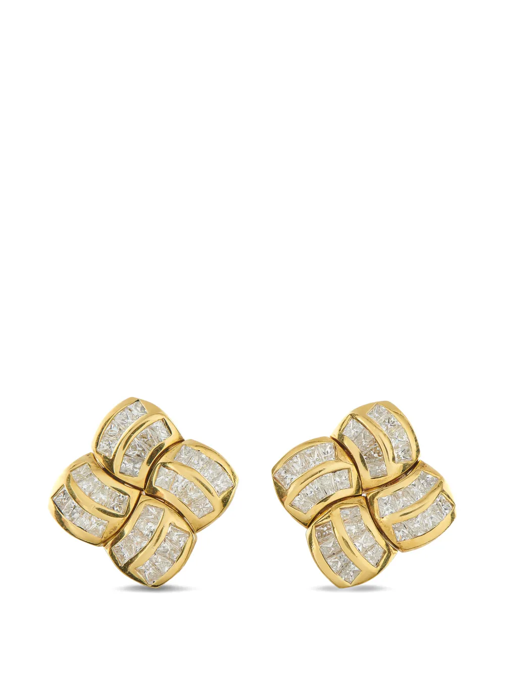 LB Exclusive Quad diamond earrings - Oro