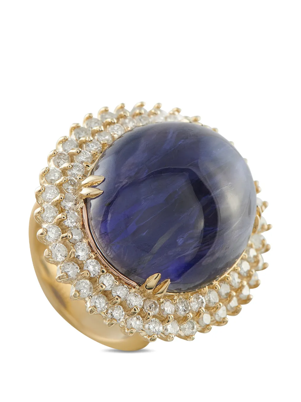 LB Exclusive diamond iolite ring - Oro