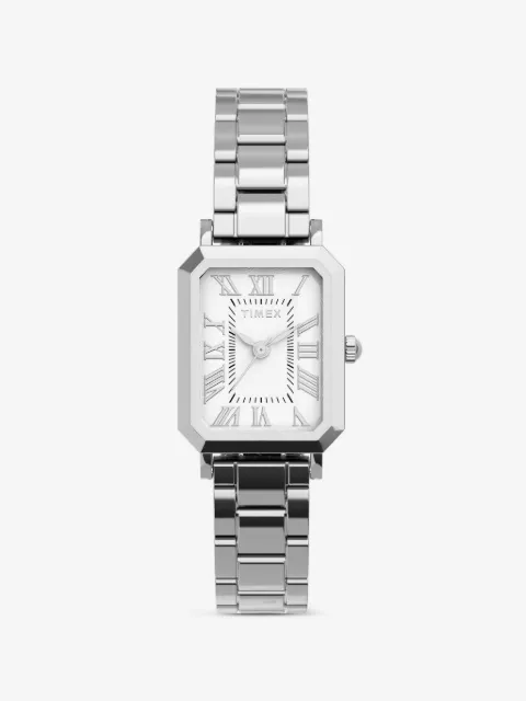 TIMEX Silver-Tone Roman 18mm Watch