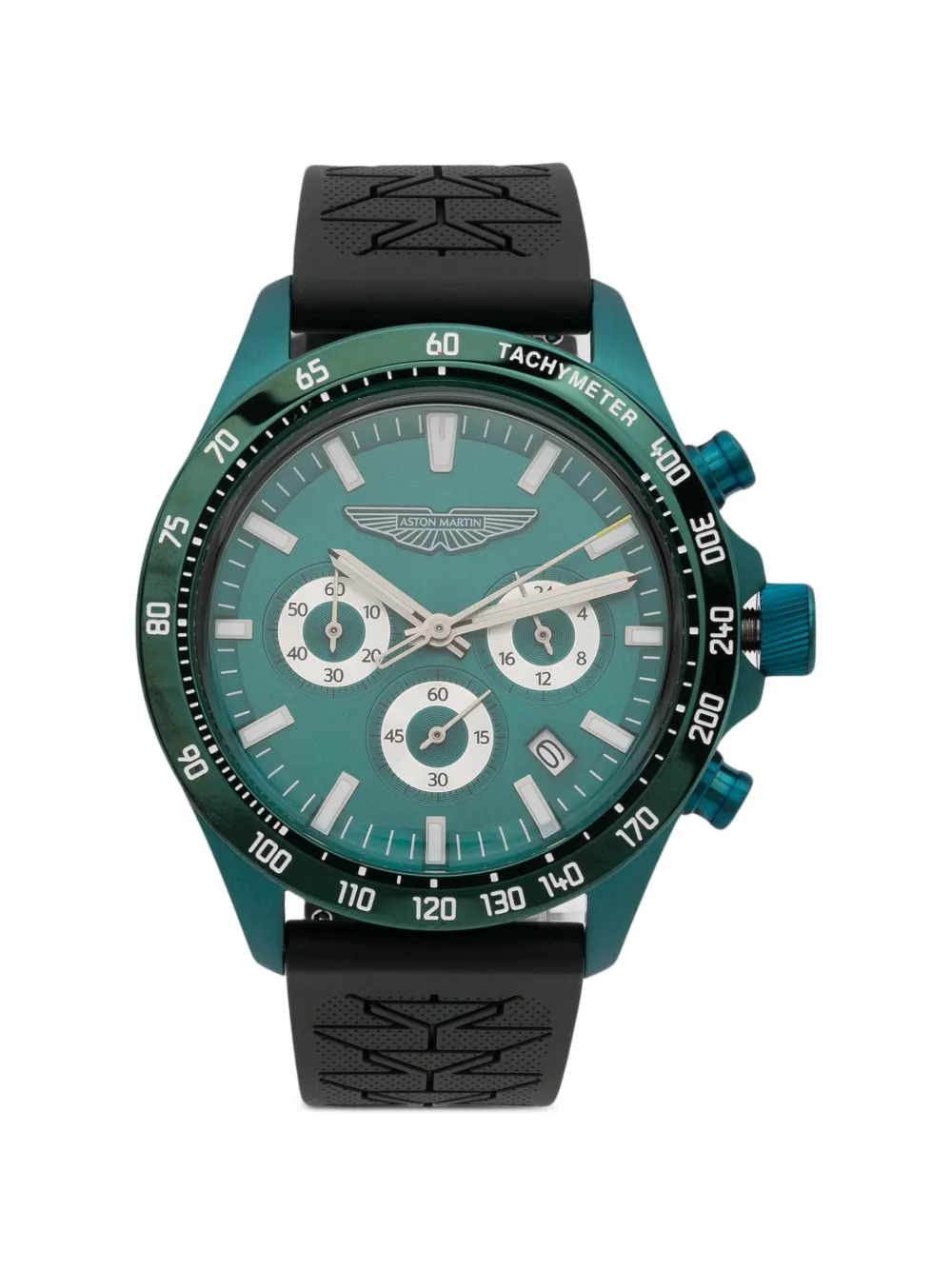 Aston Martin Watches logo-detail 44mm watch - Verde
