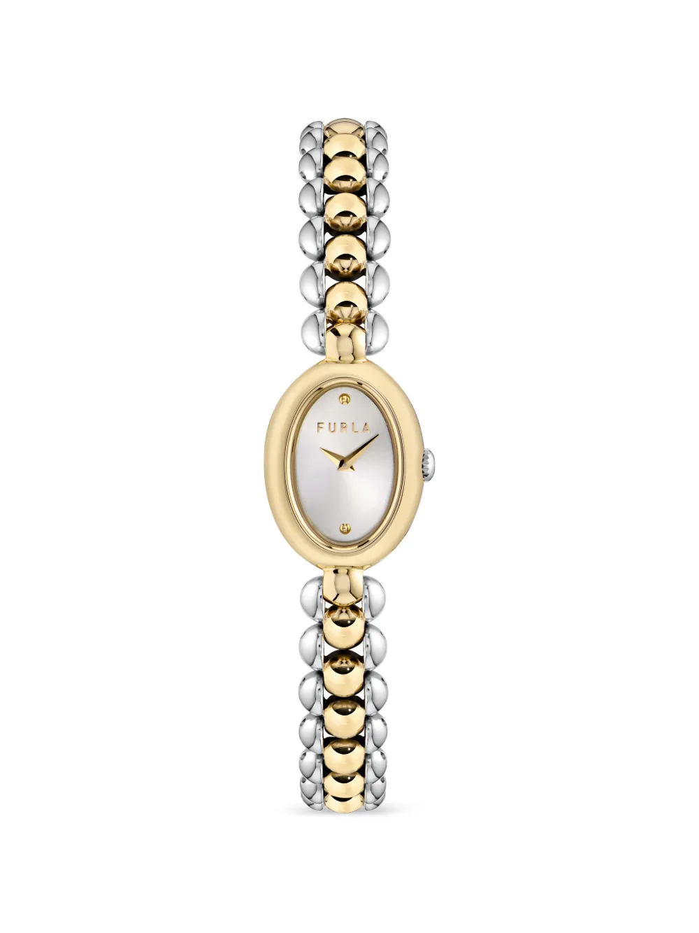 Furla Orologio con cassa ovale 24mm - Argento