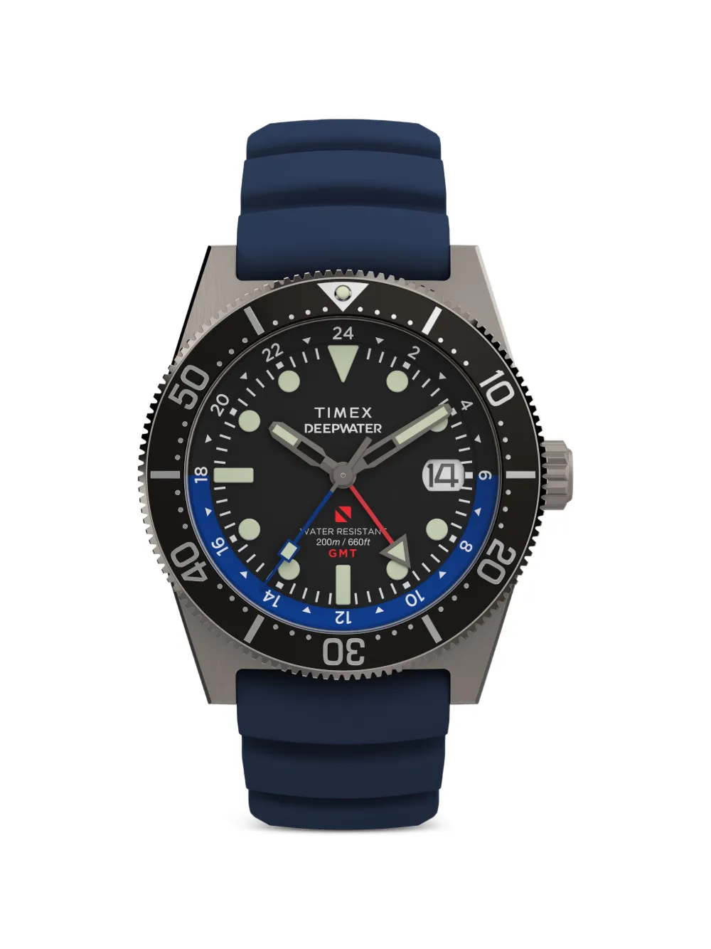 TIMEX Deepwater Reef 200 GMT 41mm watch - Nero