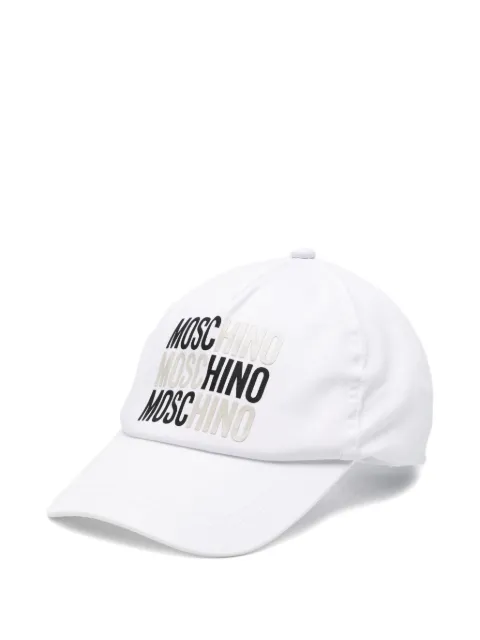 Moschino Kids casquette à logo imprimé