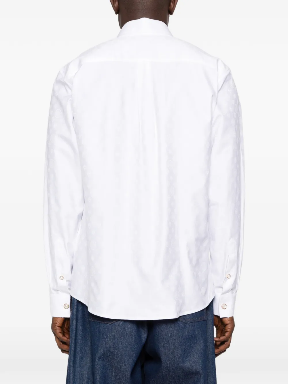 Casablanca Shirt met monogram Wit