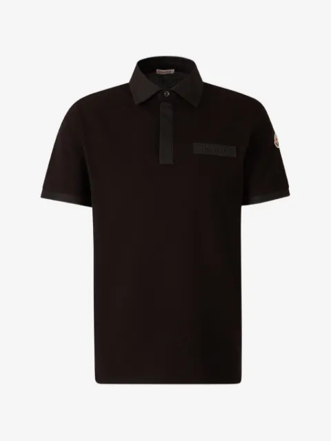 Moncler logo-stitched short-sleeve polo shirt