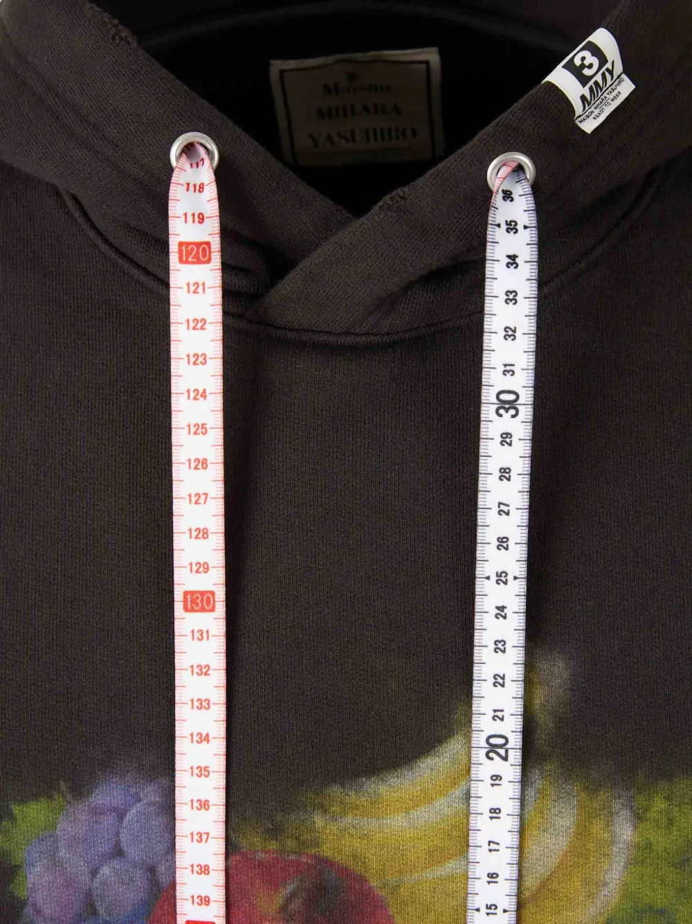 Maison MIHARA YASUHIRO Hoodie met grafische print Zwart