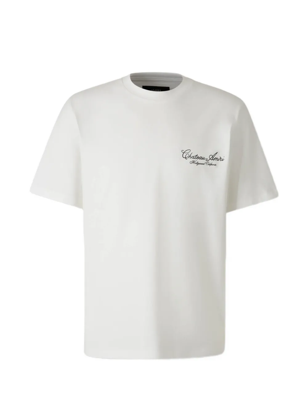 Amiri Chateau Script T-shirt In White