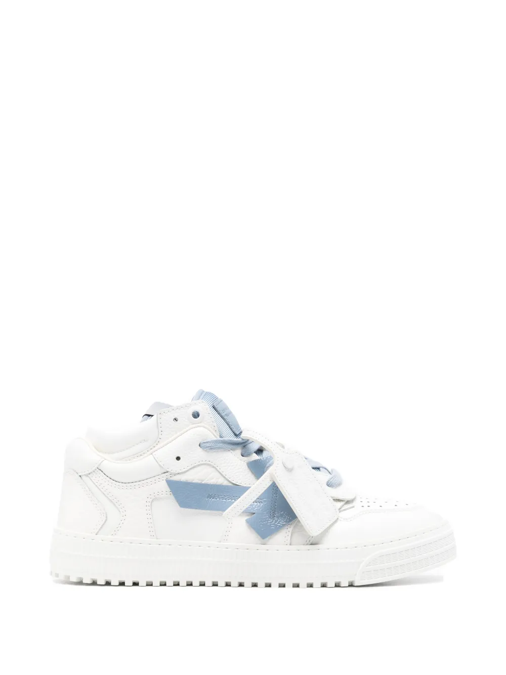 Off-White leather sneakers - Bianco