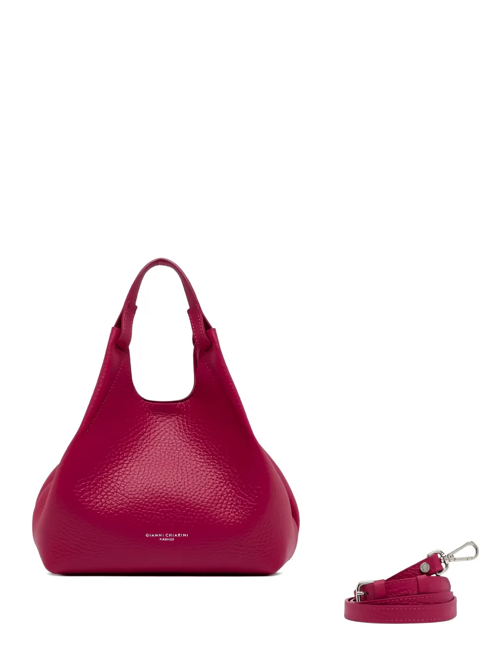 GIANNI CHIARINI Borsa a spalla Dua in pelle - Rosa