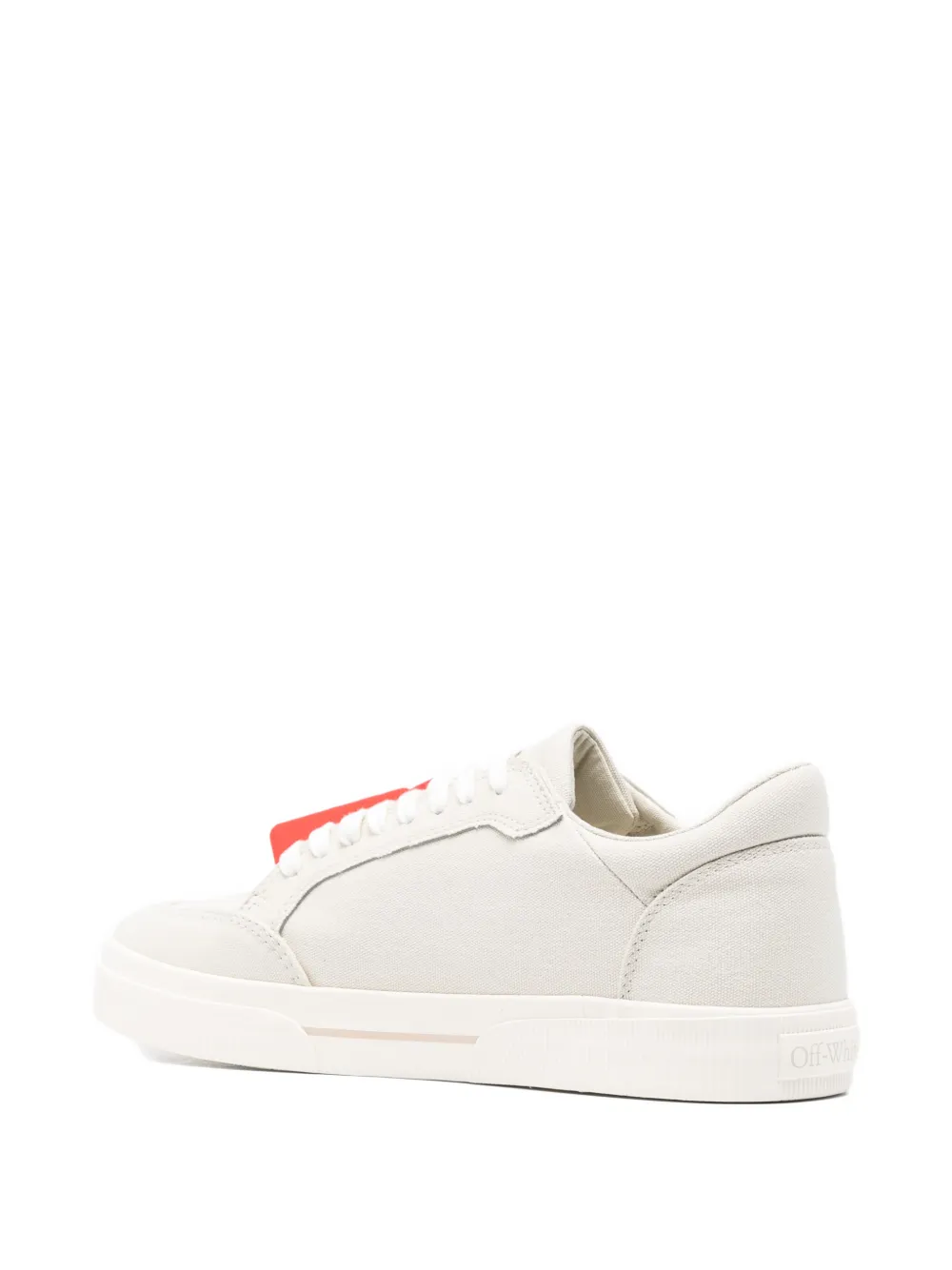Off-White Sneakers met patch Beige
