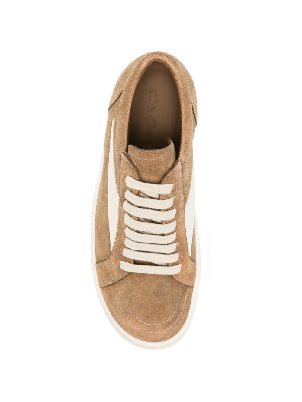 Rick Owens Sneakers met details Bruin