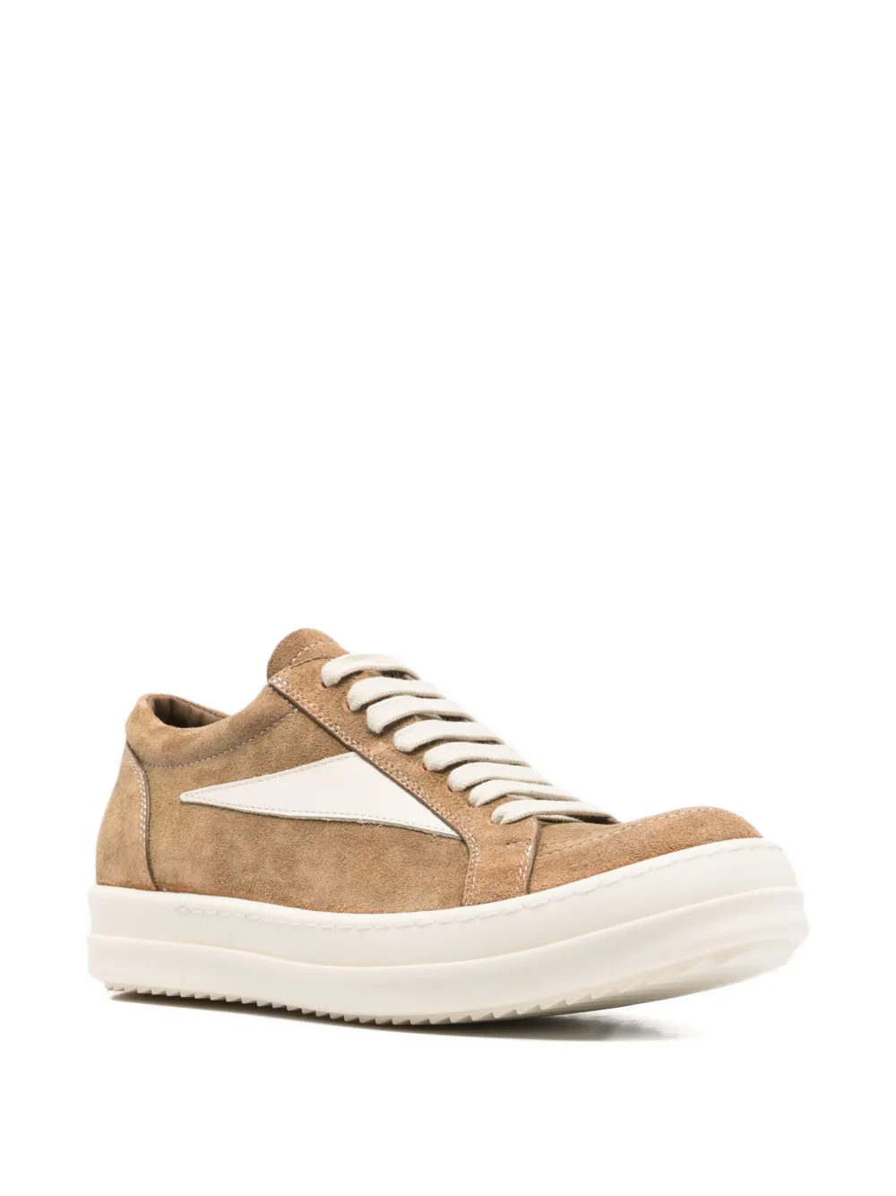 Rick Owens Sneakers met details Bruin