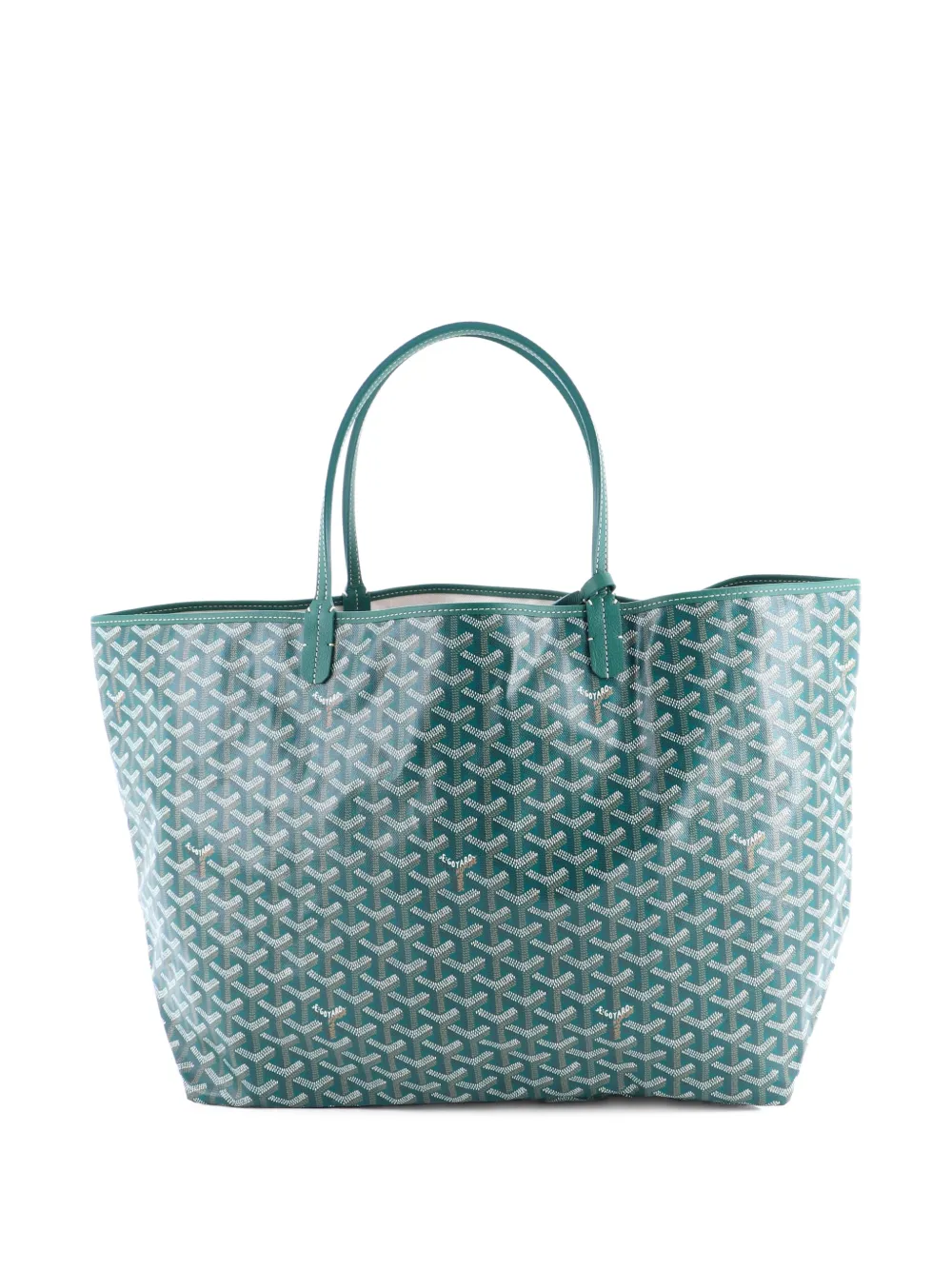Goyard Pre-Owned Borsa tote Saint Louis GM in tela cerata - Verde