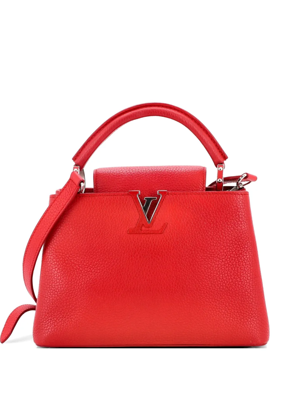 Louis Vuitton Pre-Owned Capucines Bag Leather BB satchel - Rosso