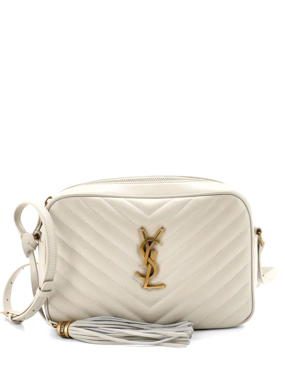 Saint Laurent Pre-Owned Lou Camera Bag Matelasse Chevron Leather Small crossbody bag - Toni neutri