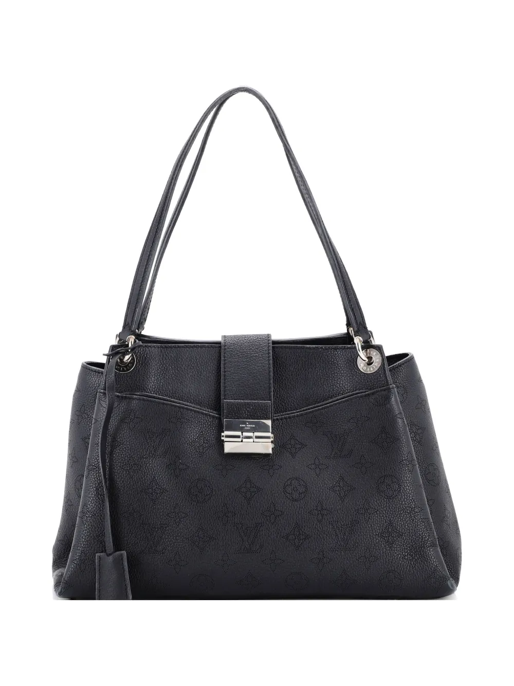 Louis Vuitton Pre-Owned Sevres Handbag Mahina Leather shoulder bag - Nero