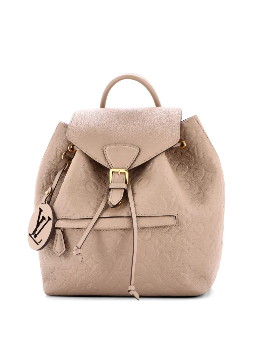 Louis Vuitton Pre-Owned Montsouris NM Monogram Empreinte Leather PM backpack - Toni neutri
