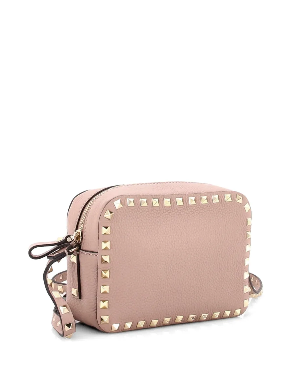 Rockstud Camera Leather Crossbody Bag