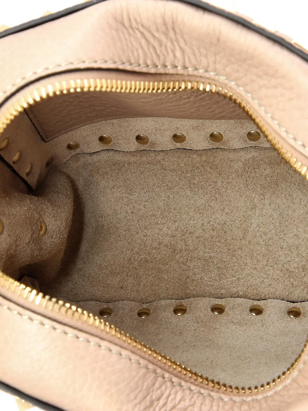 Rockstud Camera Leather Crossbody Bag