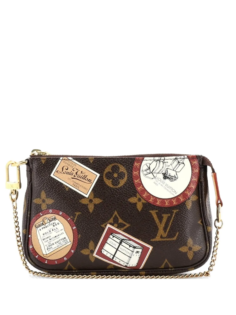 Louis Vuitton Pre-Owned Pochette Accessoires Limited Edition Monogram Canvas Mini clutch bag - Marrone