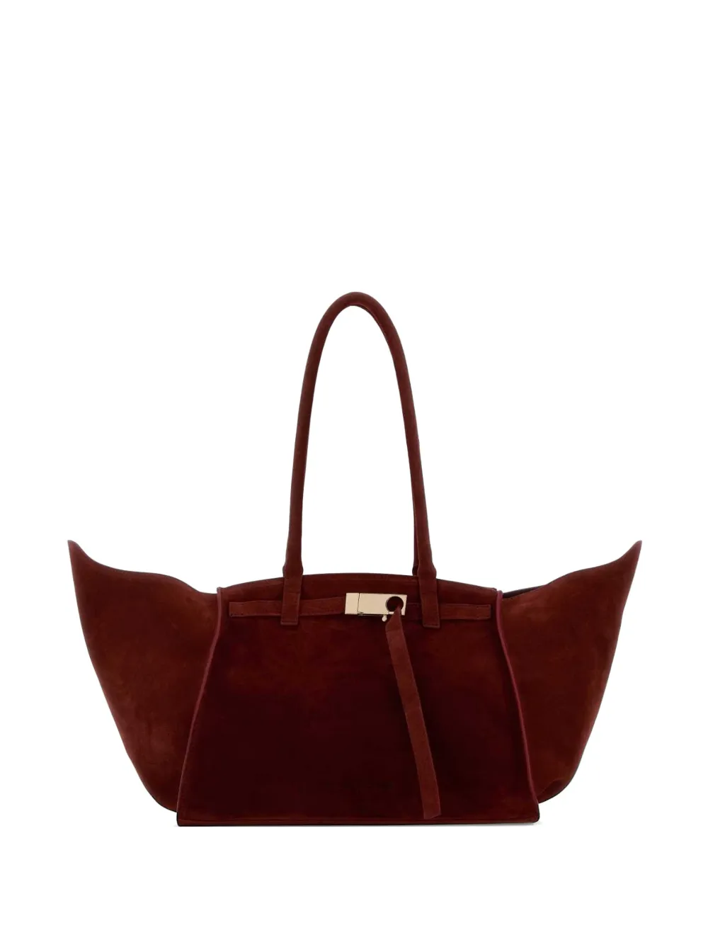 Benedetta Bruzziches tiziano mame suede tote bag - Rosso