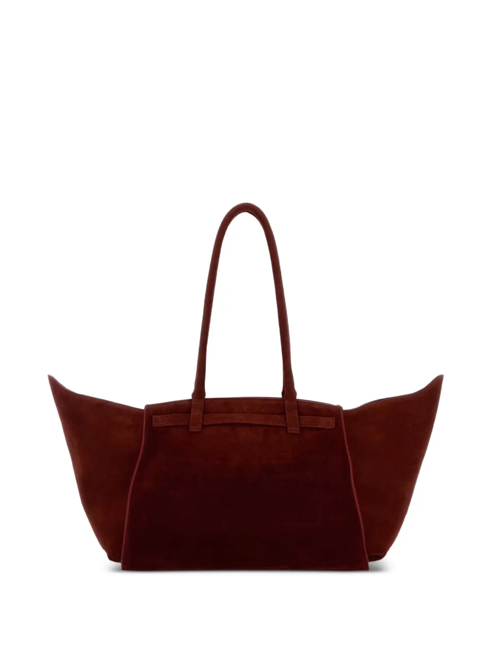  Benedetta Bruzziches Tiziano Mame Suede Tote Bag - Red 