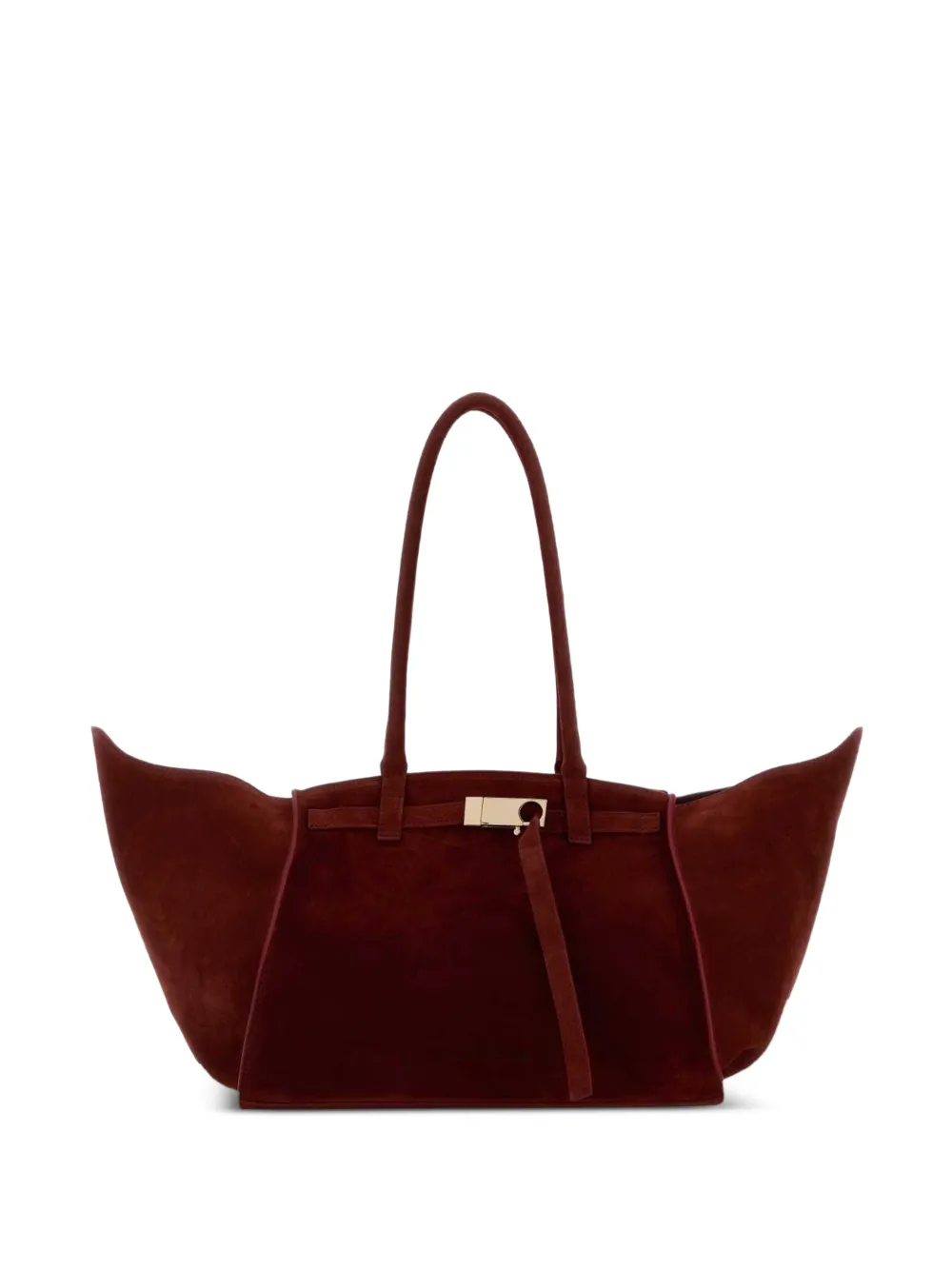 Benedetta Bruzziches tiziano mame suede tote bag - Rosso