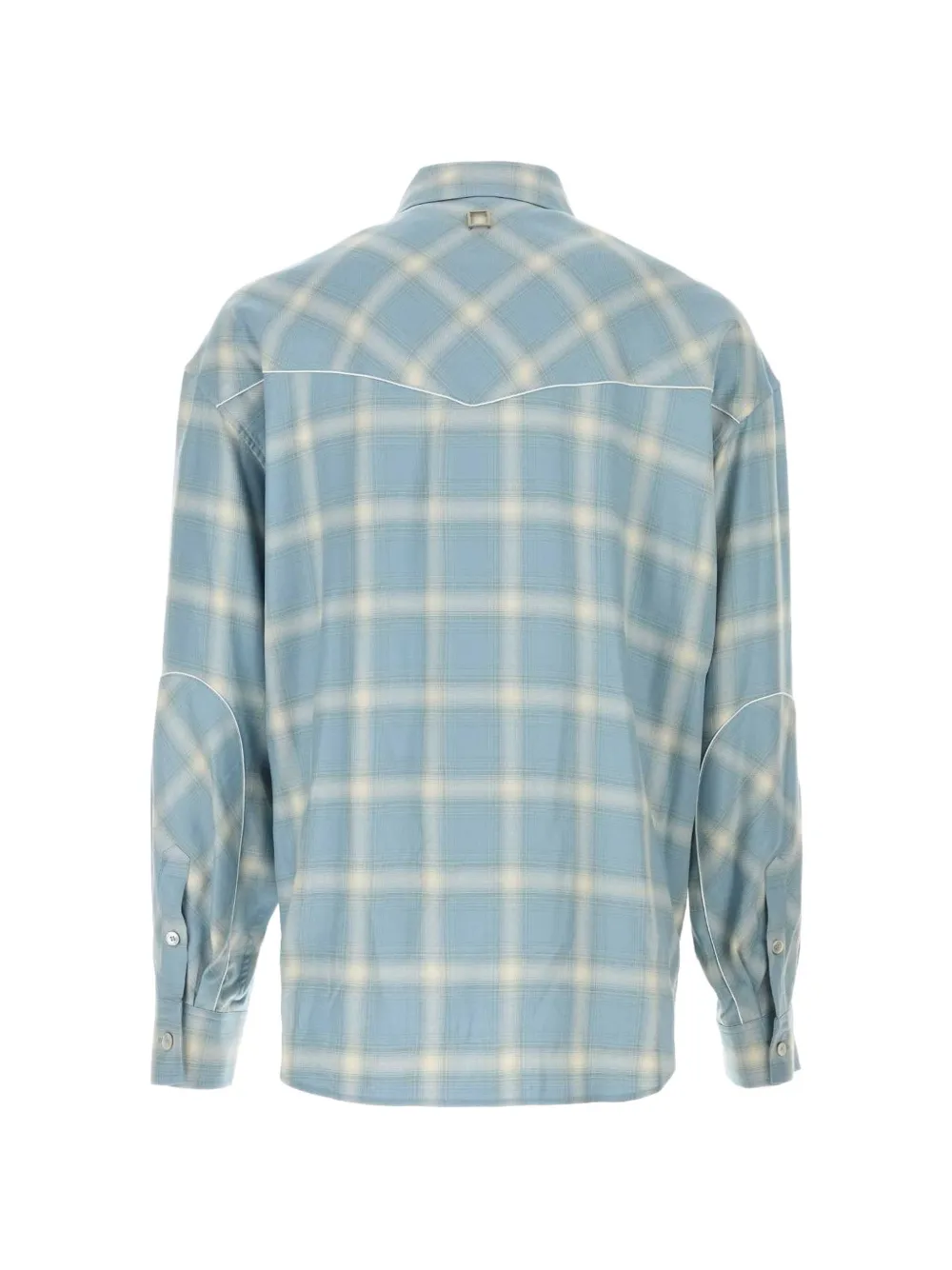 Wooyoungmi Geruit overhemd Blauw