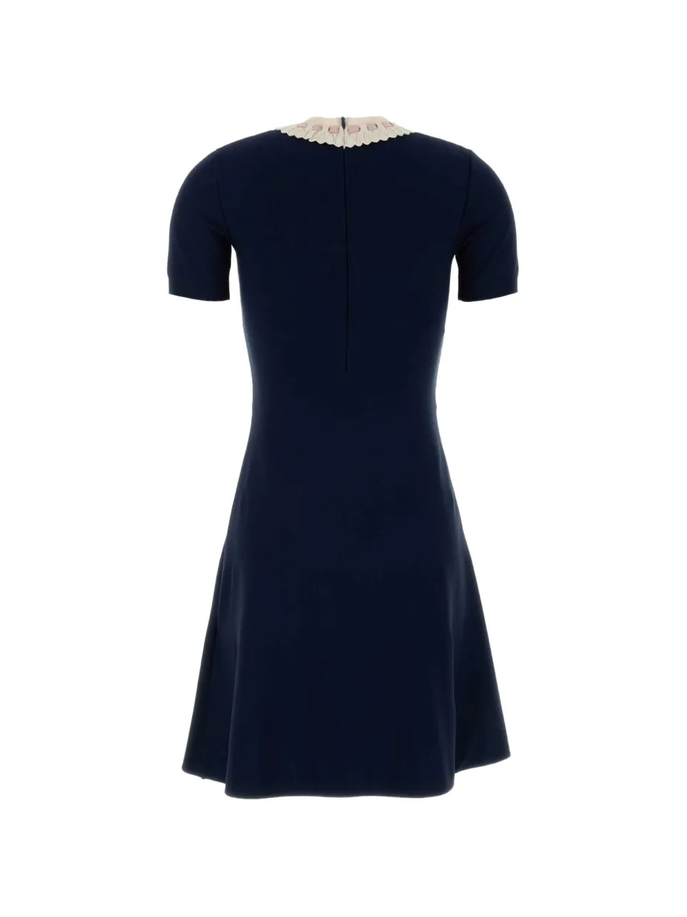Valentino Garavani Gebreide mini-jurk Blauw