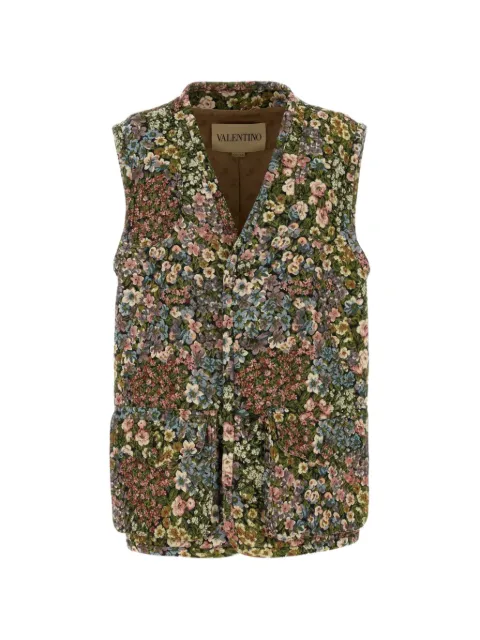 Valentino Garavani floral-print vest