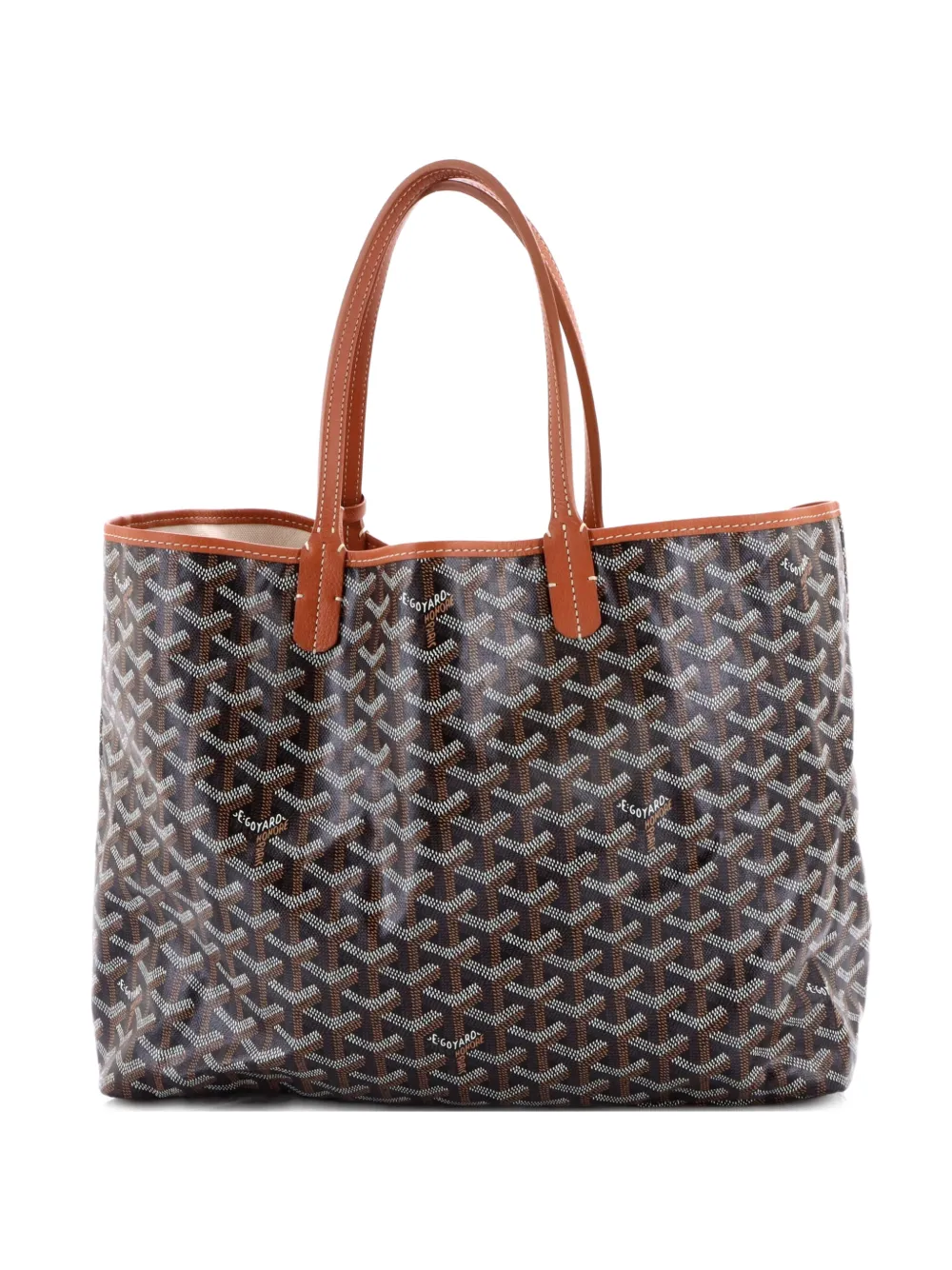 Goyard Pre-Owned Borsa tote Saint Louis PM in tela cerata - Marrone