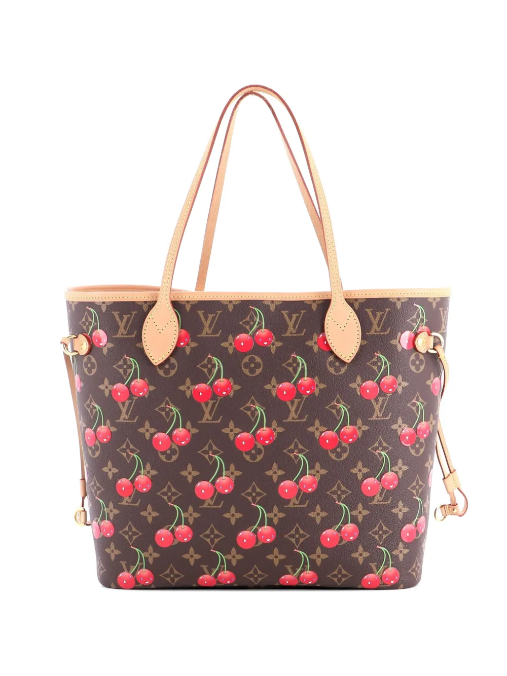 Louis Vuitton Pre-Owned x Takashi Murakami Neverfull NM Limited Edition Monogram Cerises MM tote bag - Marrone