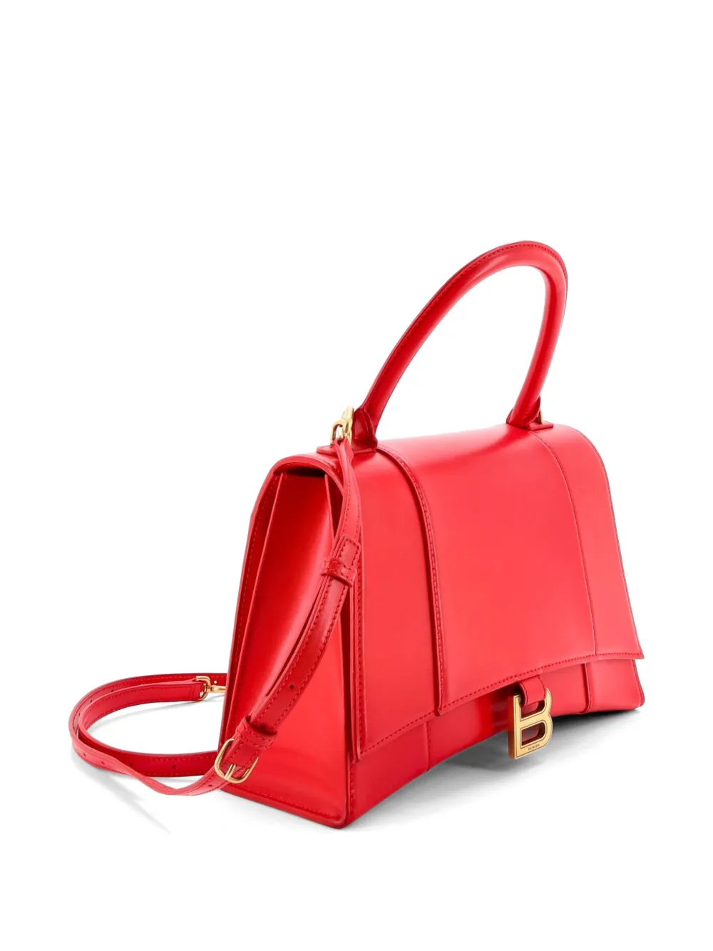 Hourglass Top Handle Bag Leather Small satchel