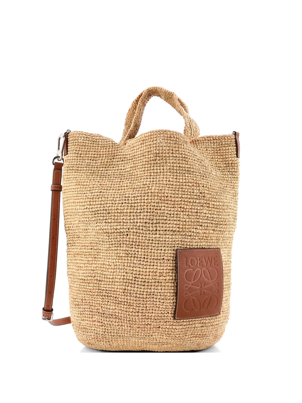 Loewe Pre-Owned Slit Straw Small tote bag - Toni neutri