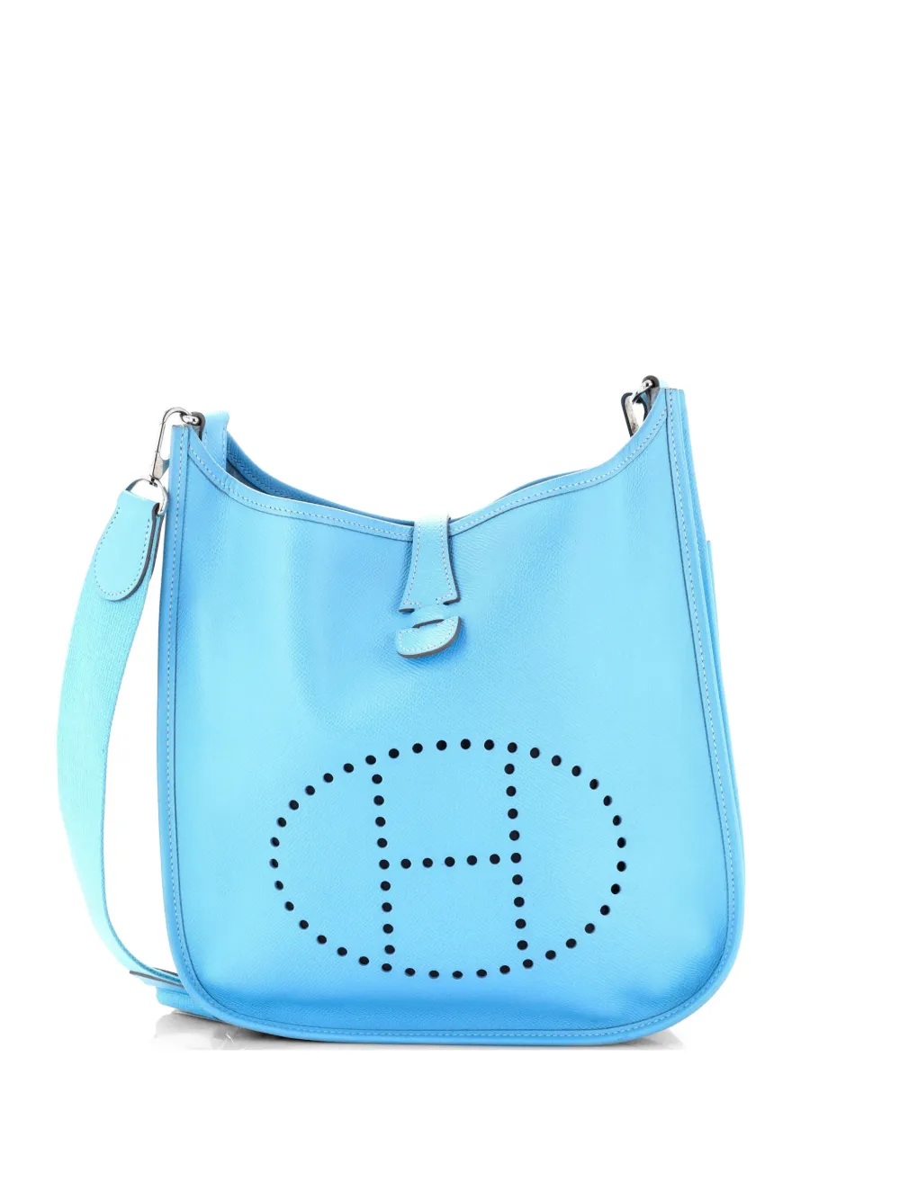 Hermès Pre-Owned Evelyne Bag Gen III Epsom PM crossbody bag - Blu
