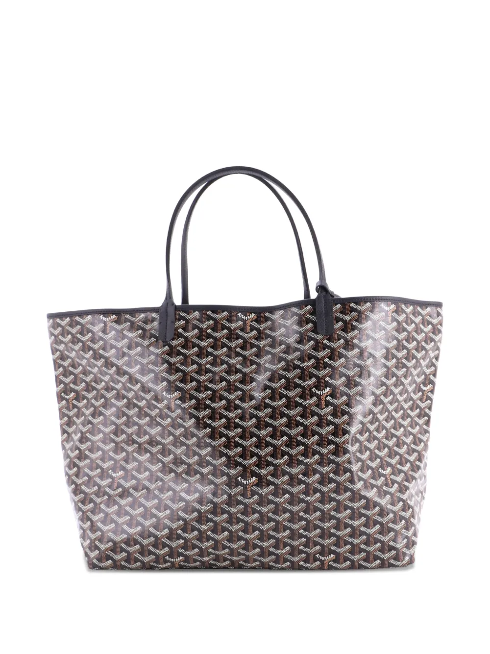 Goyard Pre-Owned Borsa tote Saint Louis GM in tela cerata - Nero