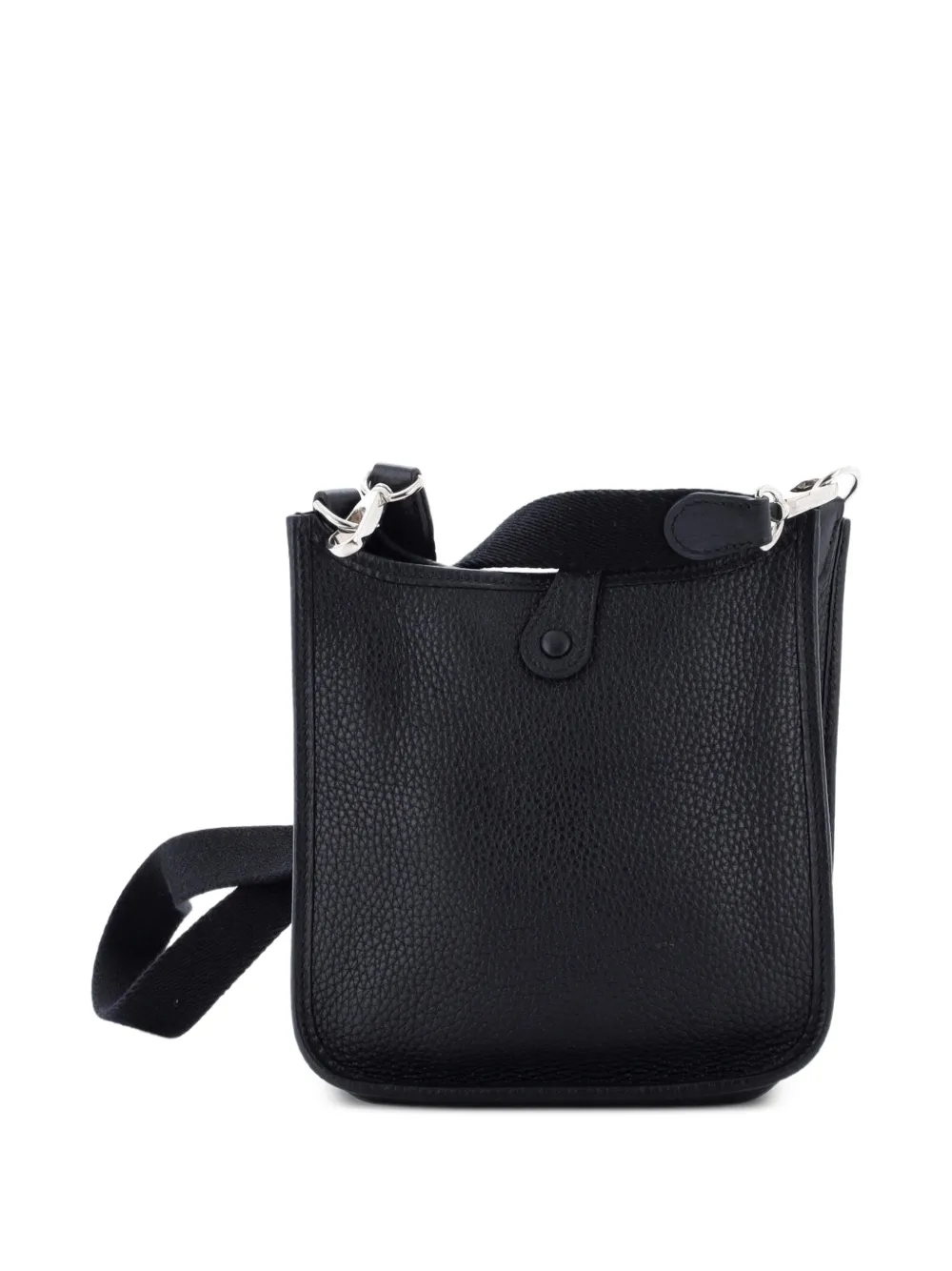 Hermès Pre-owned Evelyne Bag Gen III Clemence TPM Crossbody Bag in Black, view 2