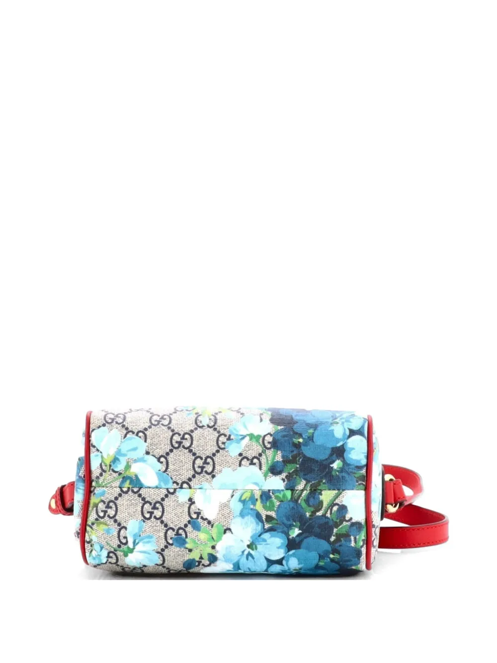 Convertible Boston Bag Blooms Print Gg Coated Canvas Nano Shoulder Bag