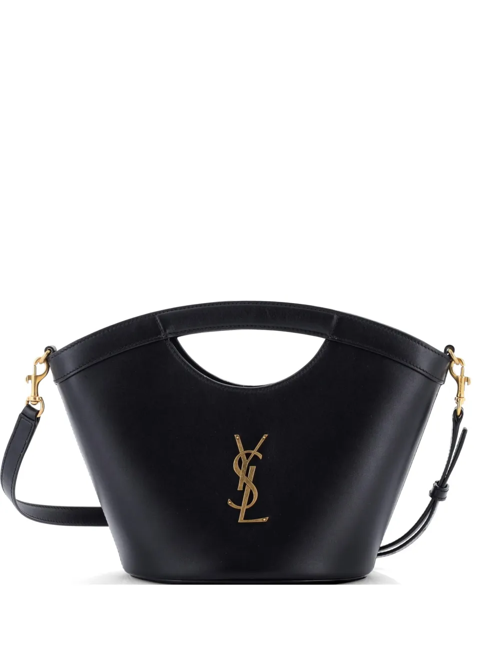 Saint Laurent Pre-Owned Celia Tote Leather Mini bucket bag - Nero