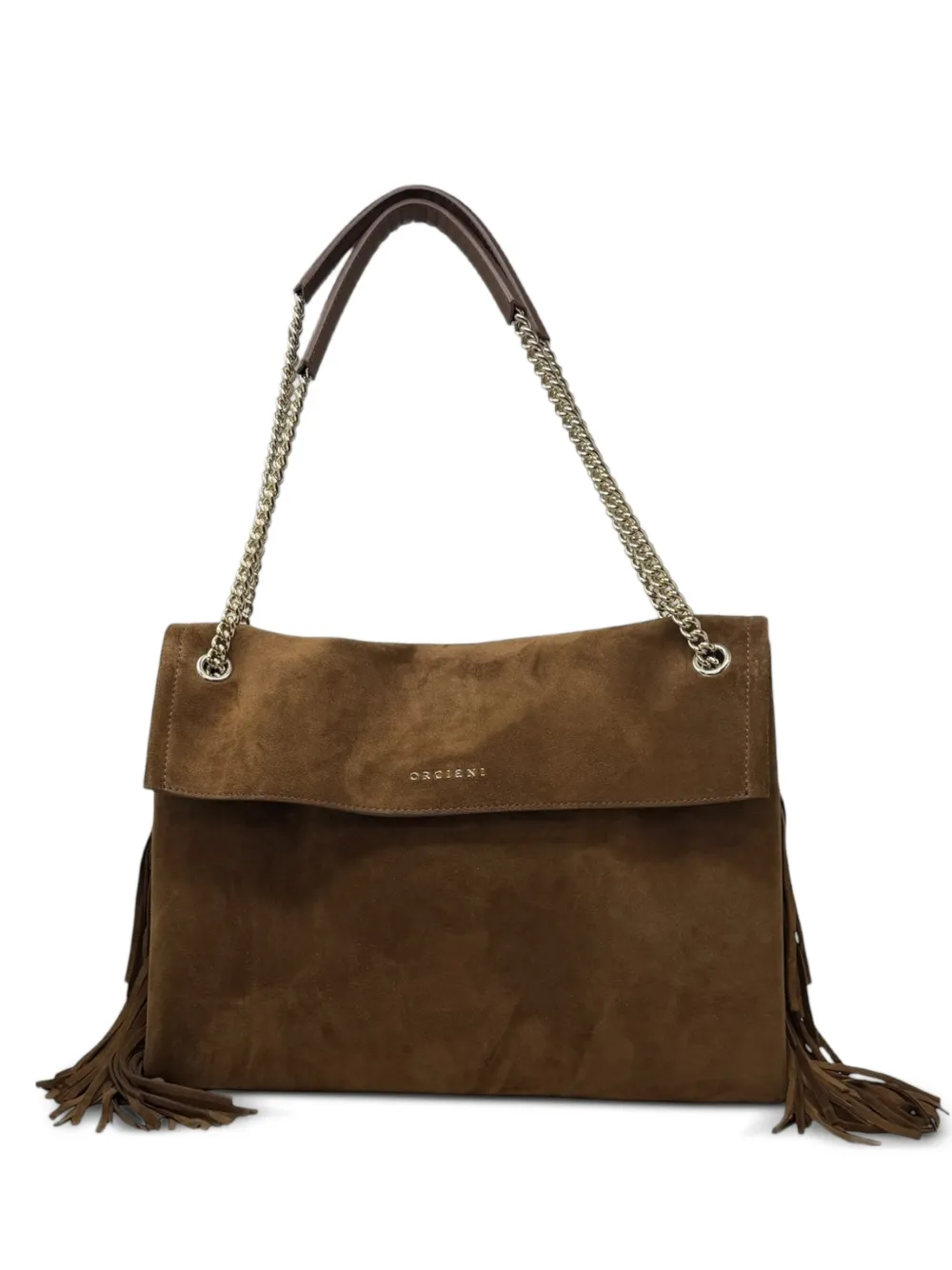 Orciani fringe satchel shoulder bag - Marrone