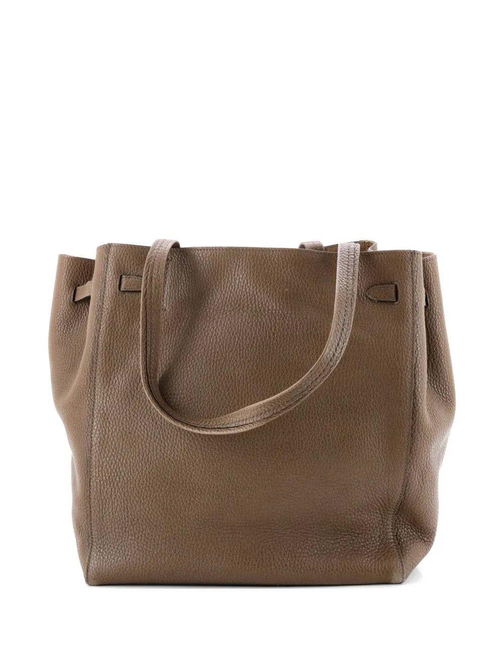 Phantom Tie Cabas Leather Medium Tote Bag