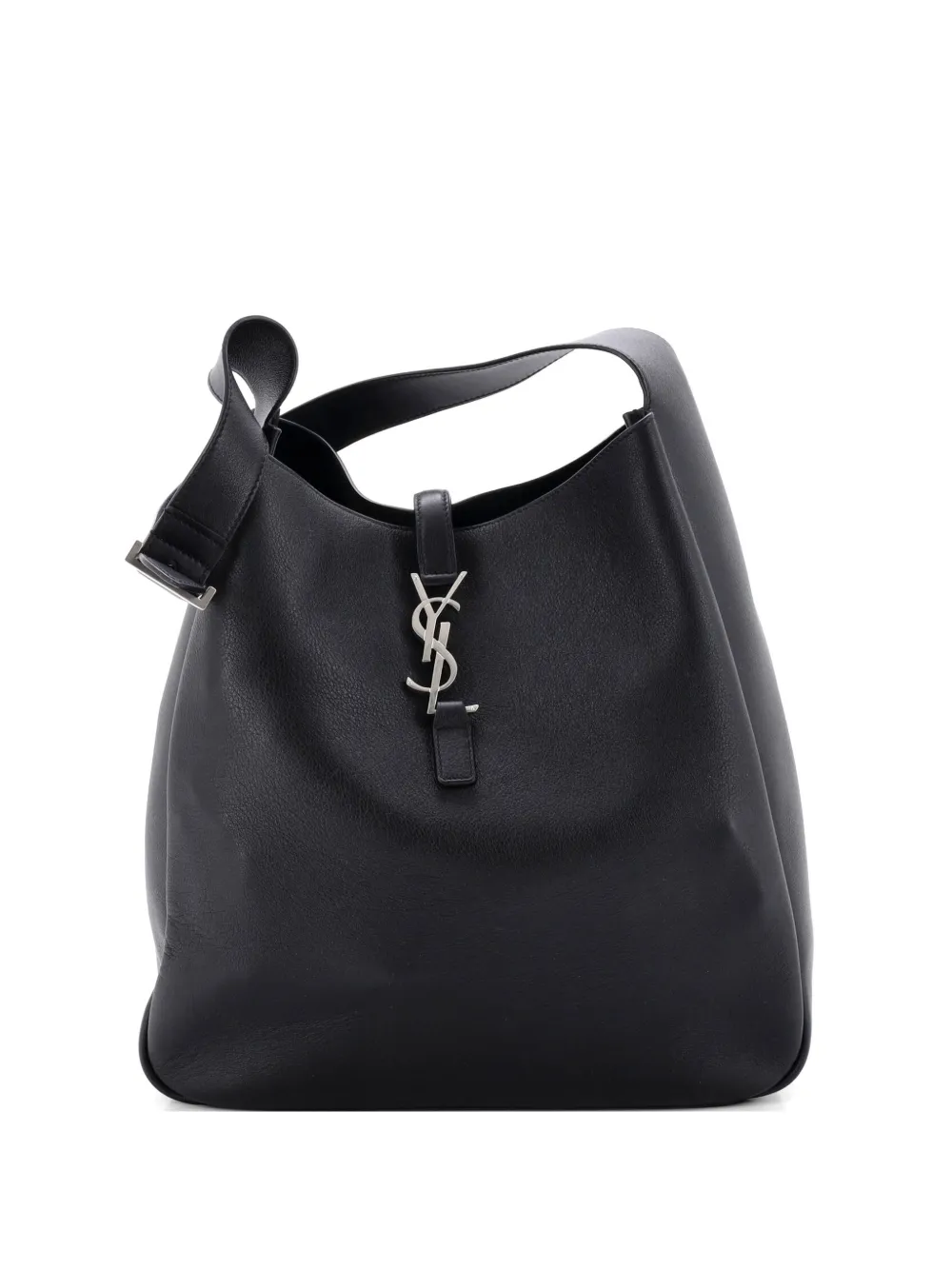 Saint Laurent Pre-Owned Le 5 a 7 Supple Leather Large hobo bag - Nero