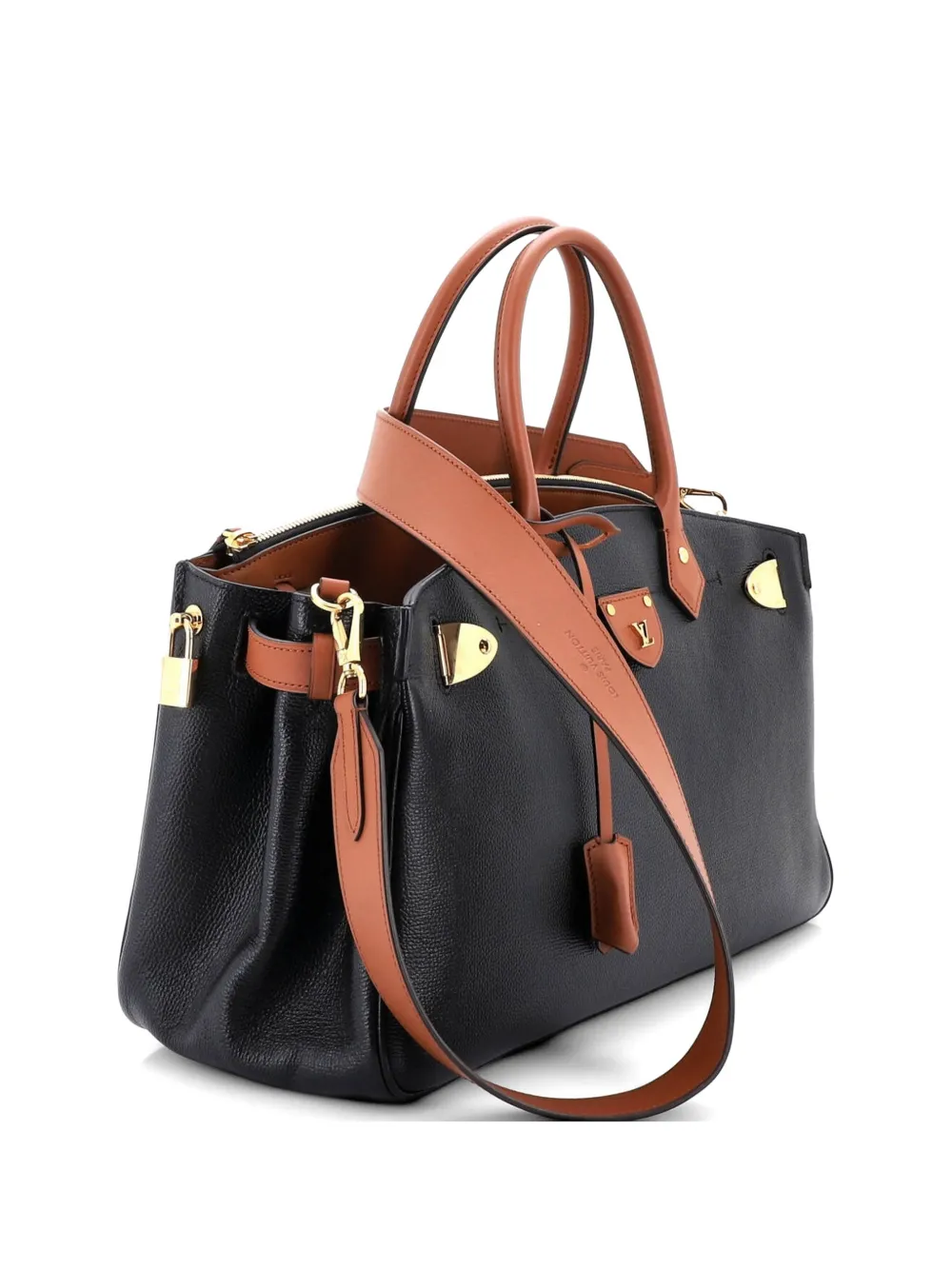 Louis Vuitton Pre-Owned All Set Bag Calfskin MM satchel - Nero