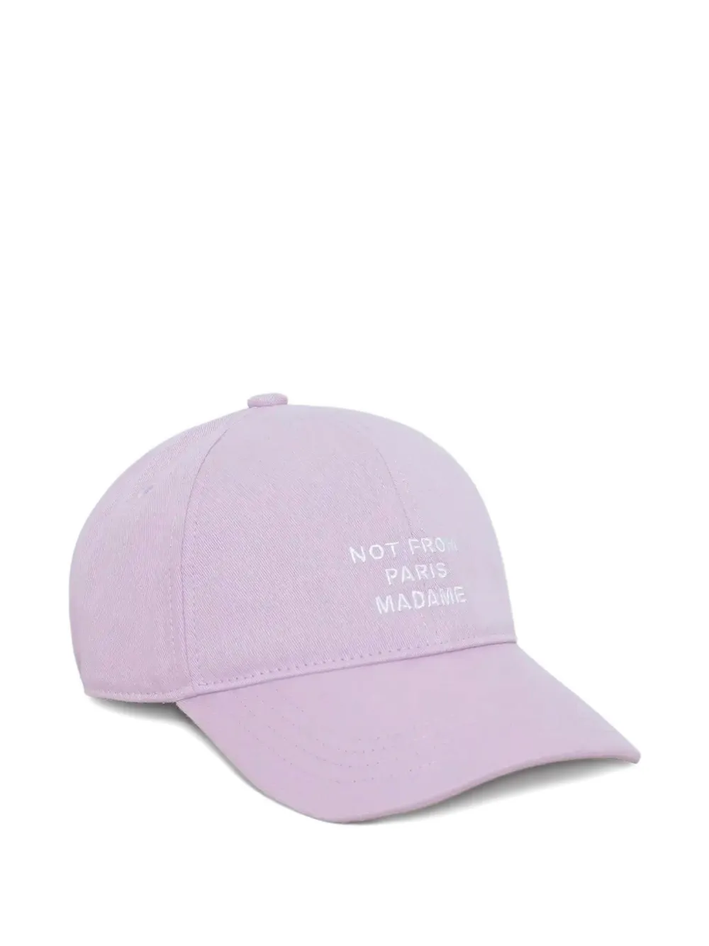 Drôle De Monsieur Casquette pet met tekst Paars